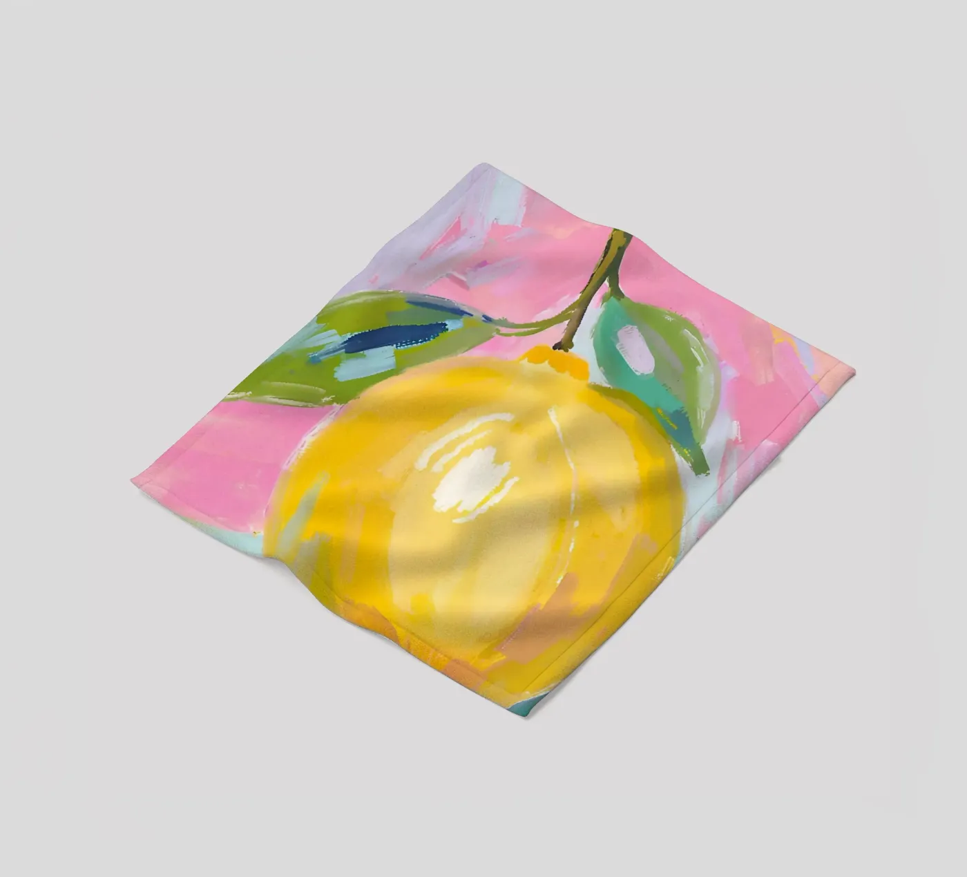 Zitrone Fleecedecke von Ohkimiko