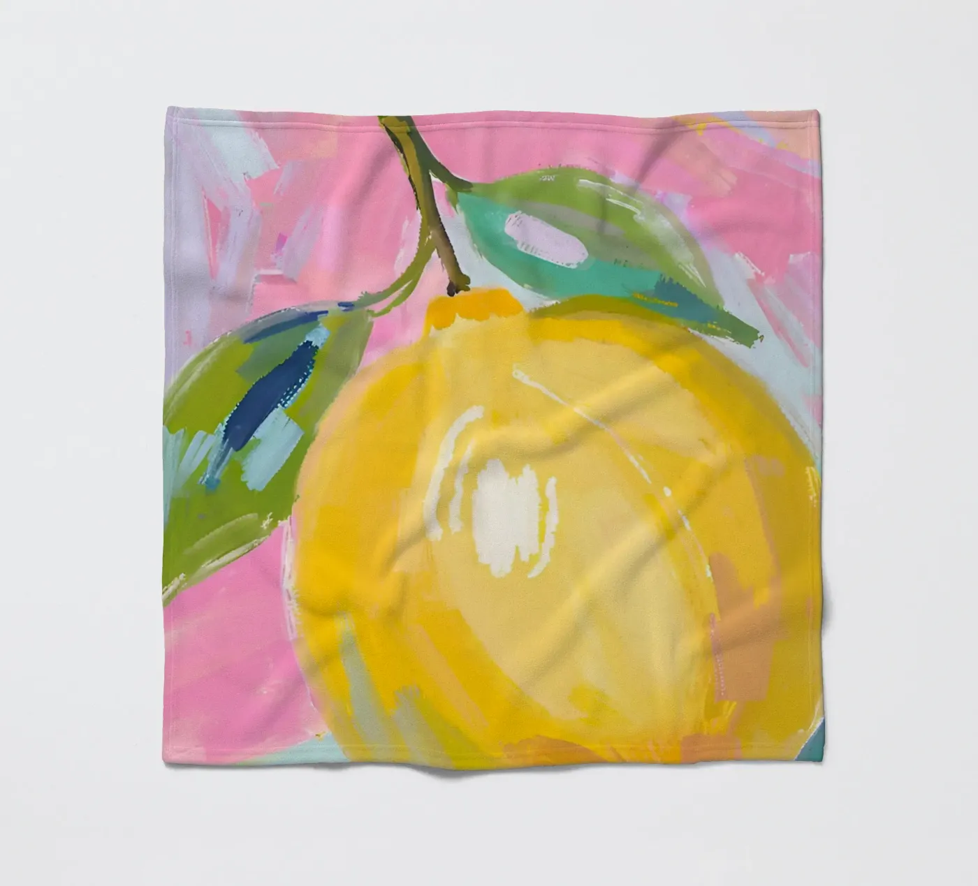 Zitrone Fleecedecke von Ohkimiko