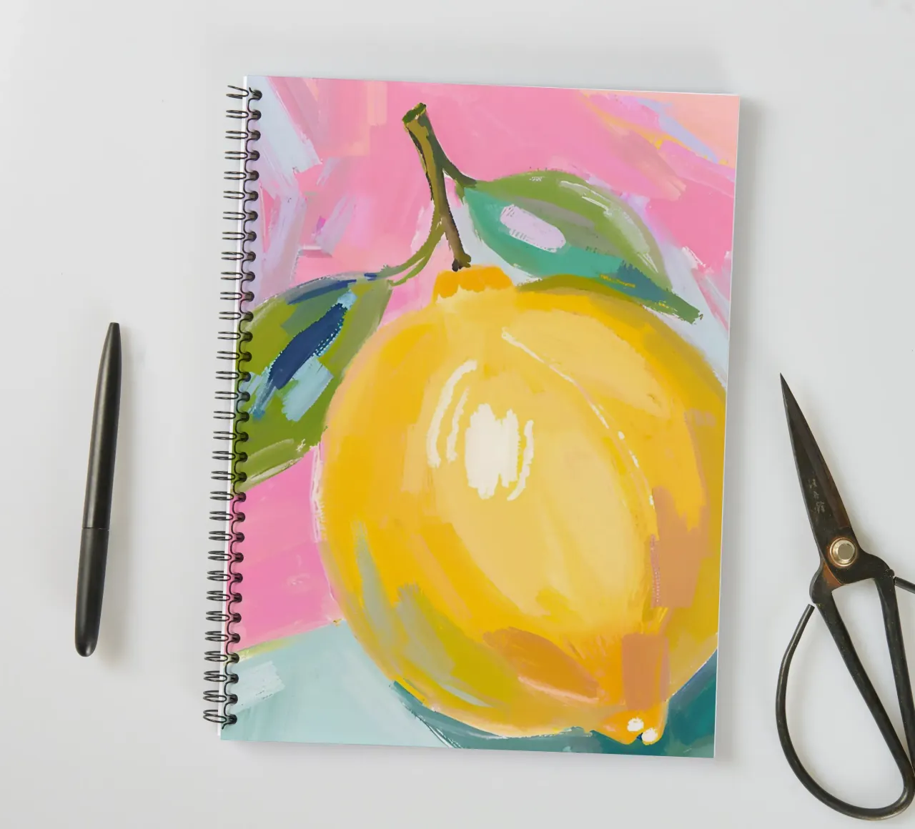 Zitrone cuaderno de espiral de Ohkimiko