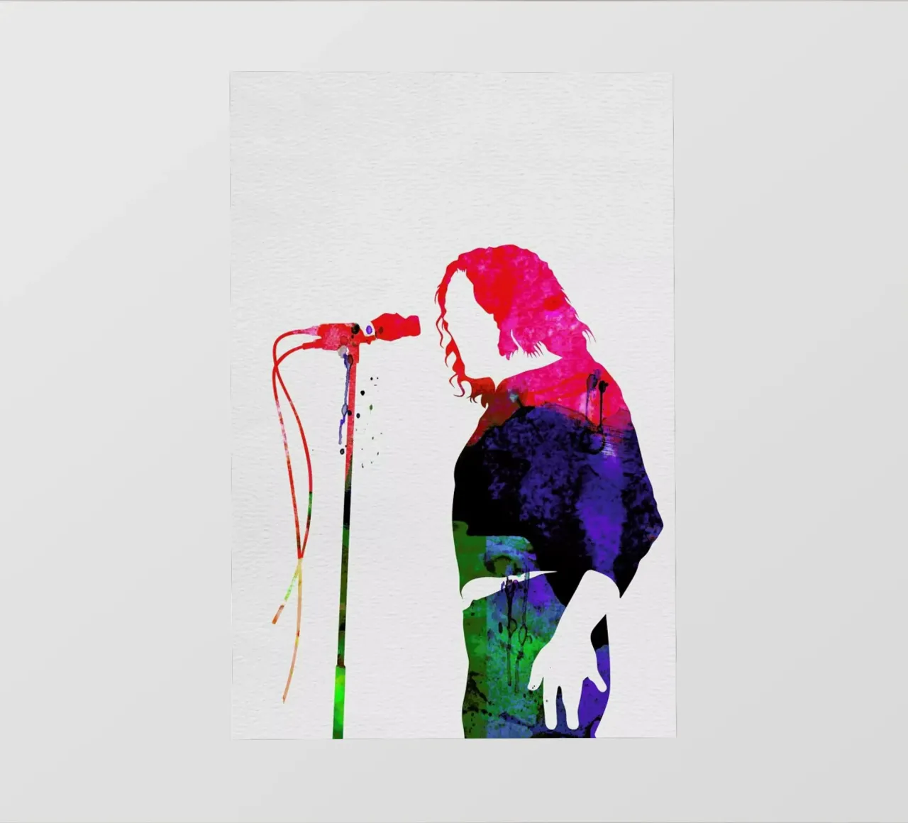 Joe Cocker pellicola backlit da Naxart