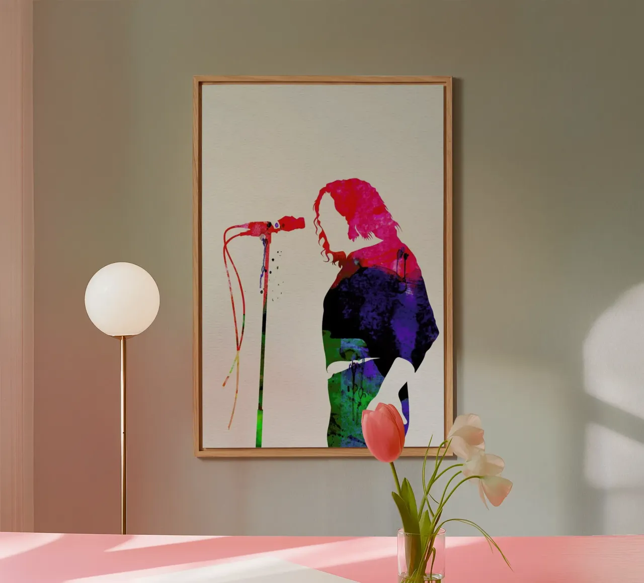 Joe Cocker alluminio dibond da Naxart