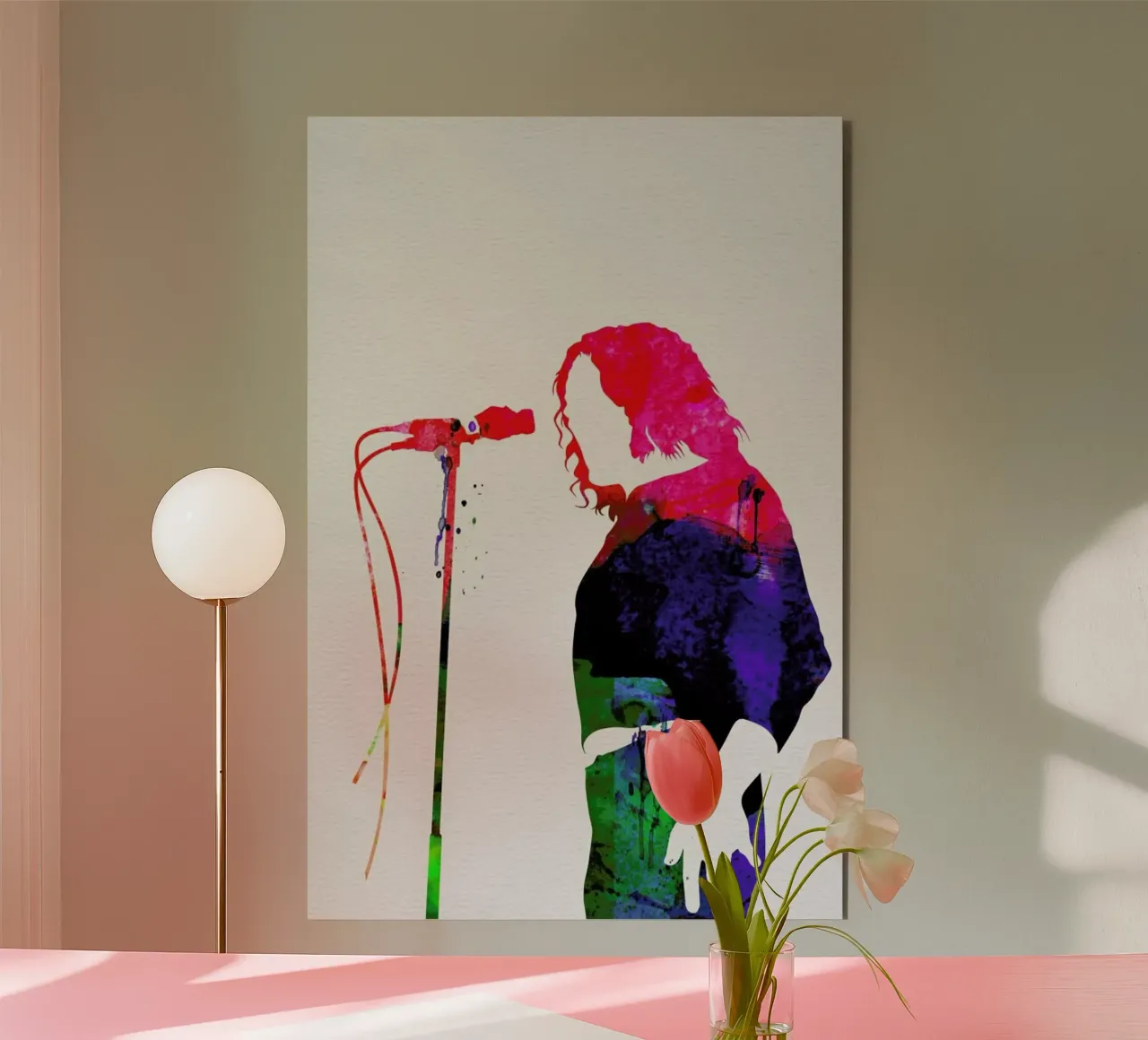 Joe Cocker alluminio dibond da Naxart