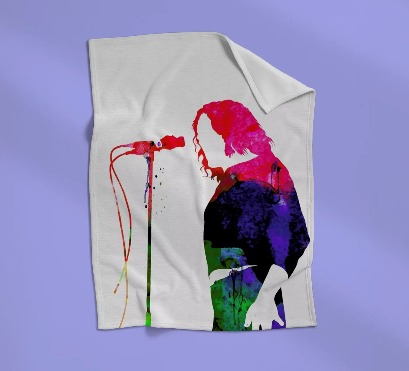 Joe Cocker Fleecedecke von Naxart