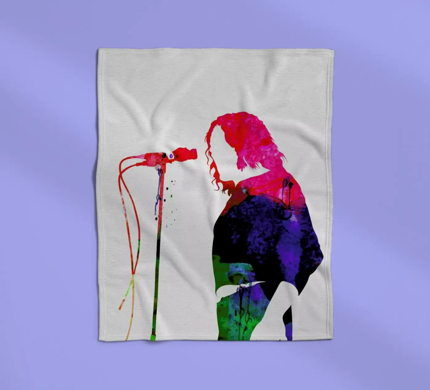 Joe Cocker Fleecedecke von Naxart