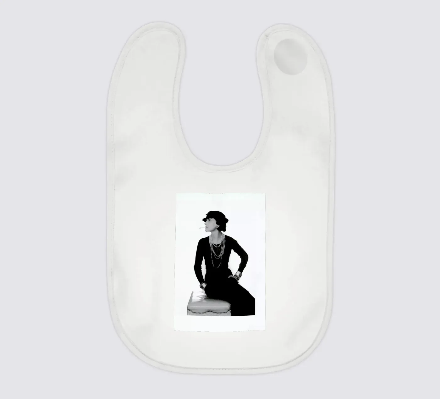 Coco Chanel, 1972 bavaglino da Gallery Print and Art Limited