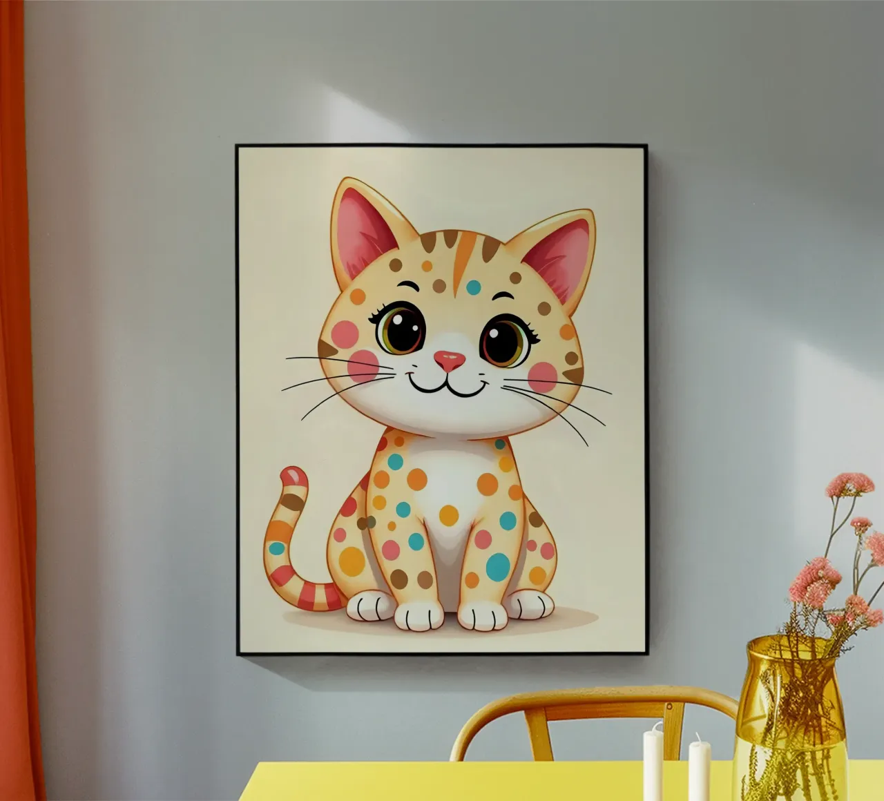 Cat_1 plexiglass da Tierisch bunt by LK