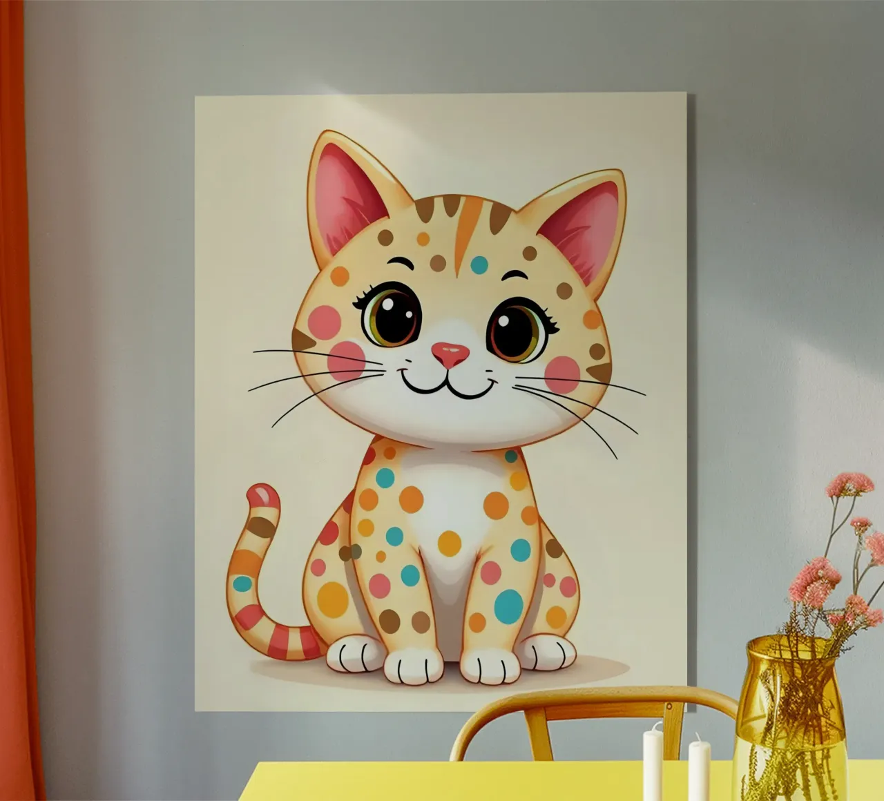 Cat_1 plexiglass da Tierisch bunt by LK