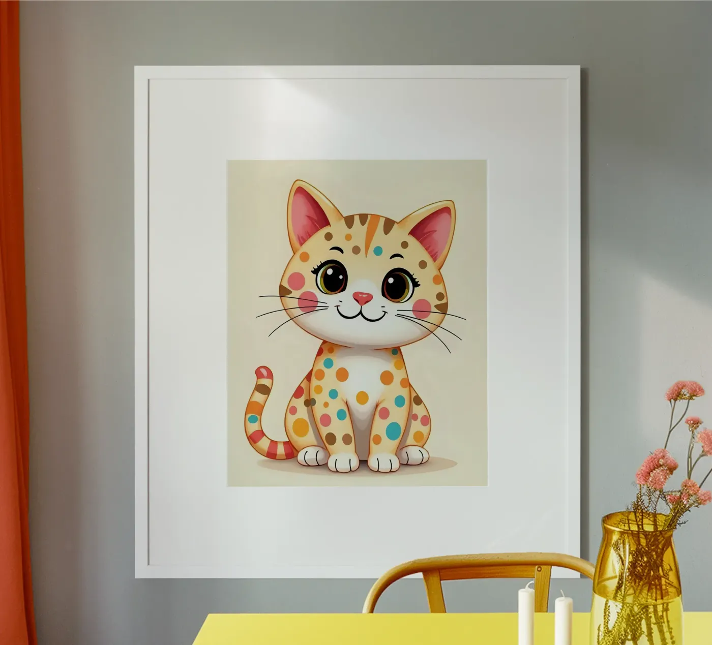 Cat_1 poster by Tierisch bunt by LK