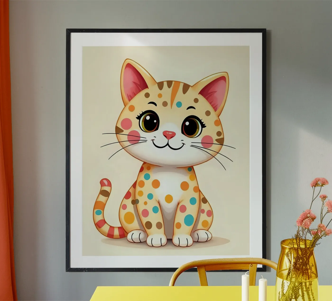 Cat_1 poster by Tierisch bunt by LK