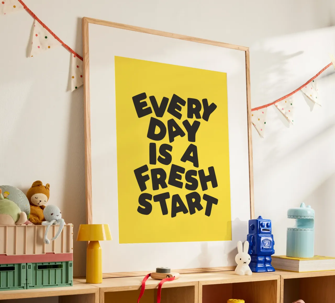 Every Day is a Fresh Start Vibrant Contemporary Energetic hahnemühle by THE MOTIVATED TYPE