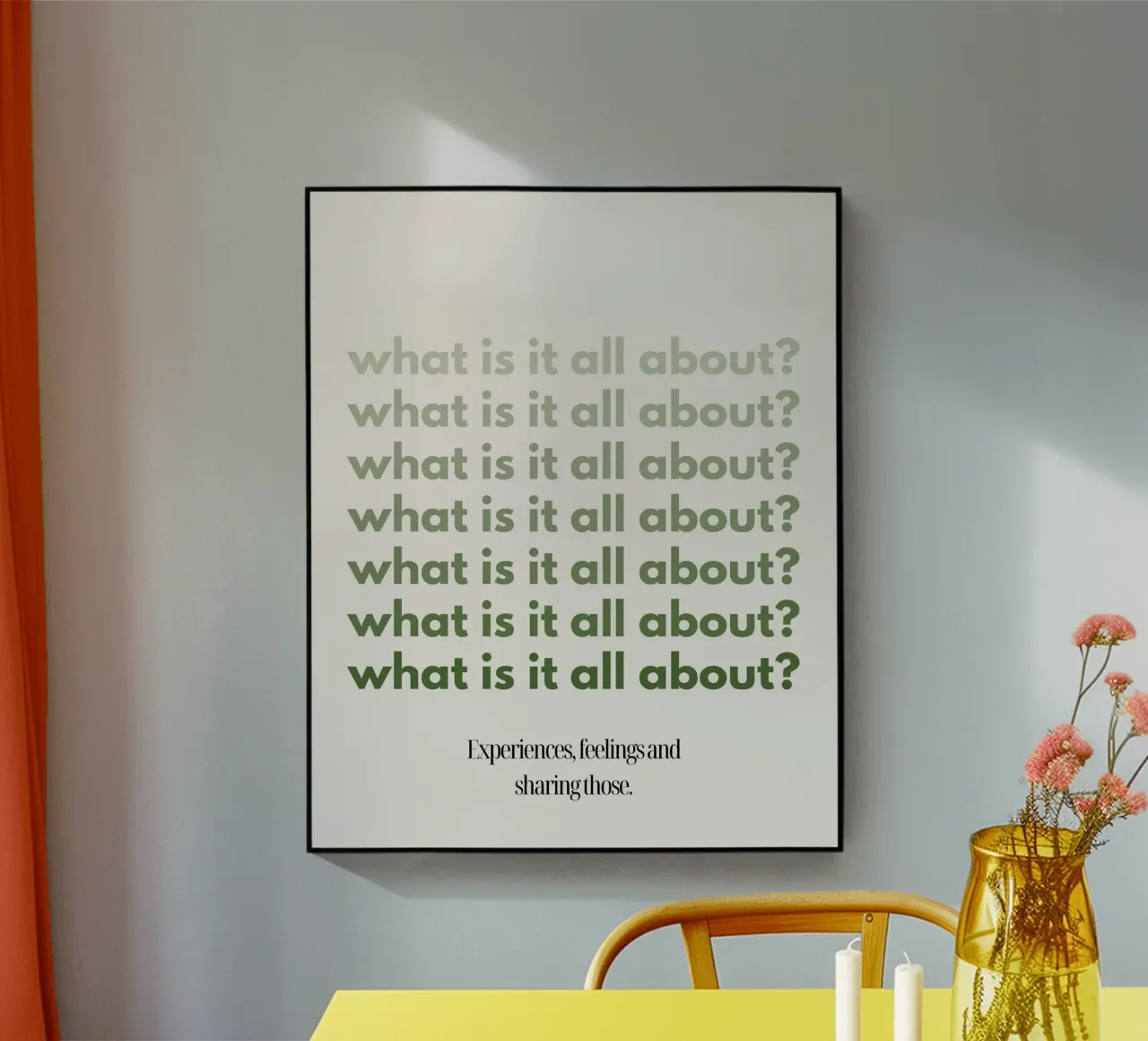 about acryl van Ambition Wall