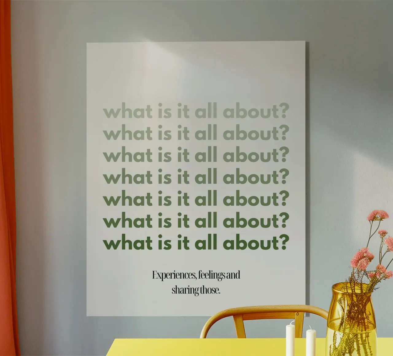 about acryl van Ambition Wall