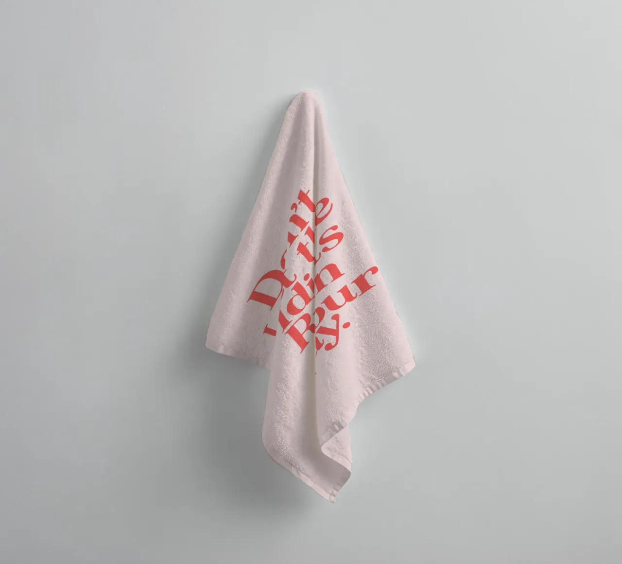Don't Let the Idiots Ruin Your Day Sassy Cheeky Typography towel by THE MOTIVATED TYPE