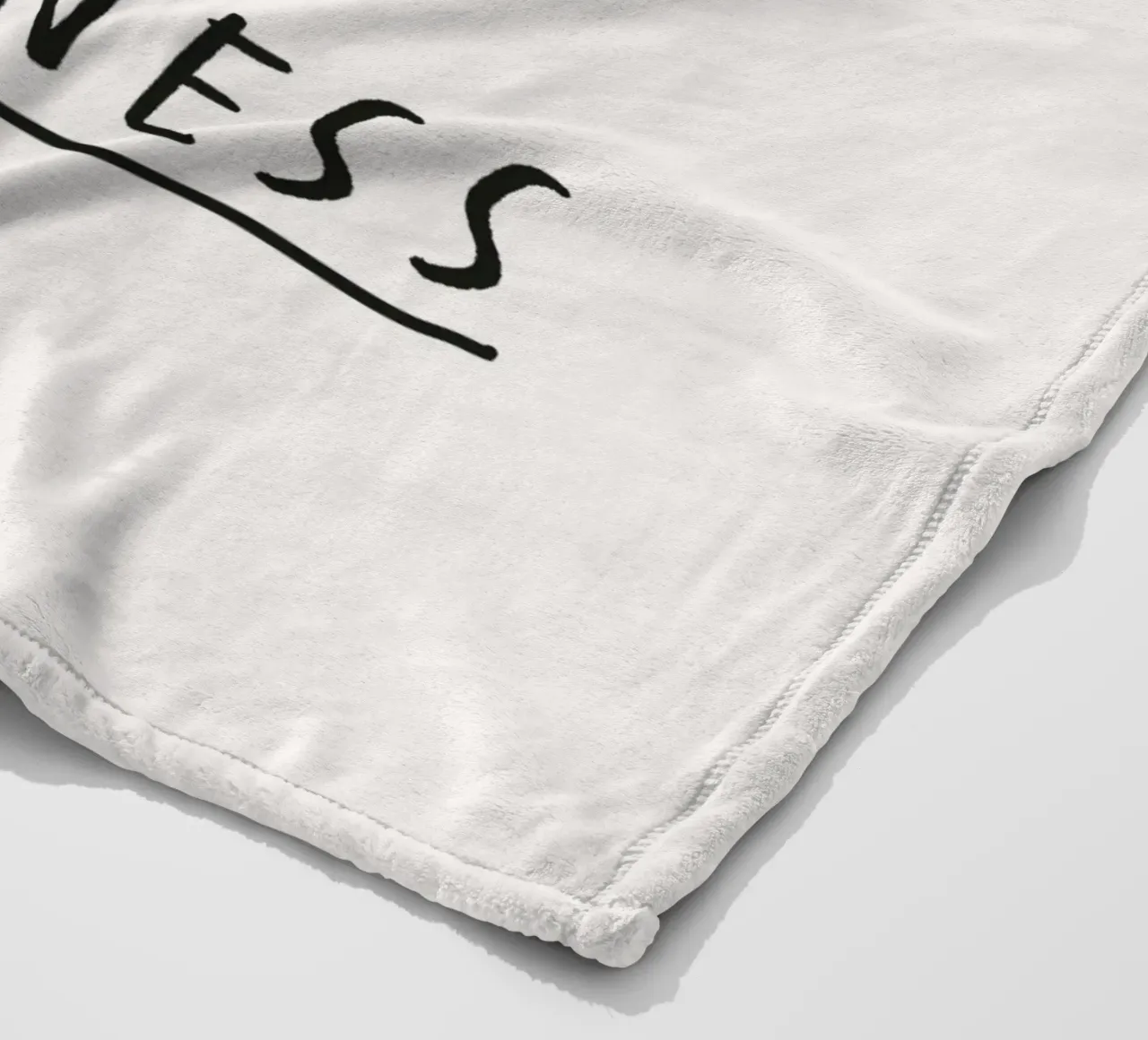 Tratta te stesso con gentilezza Scrittura a mano Tipografia positiva coperta in pile da THE MOTIVATED TYPE