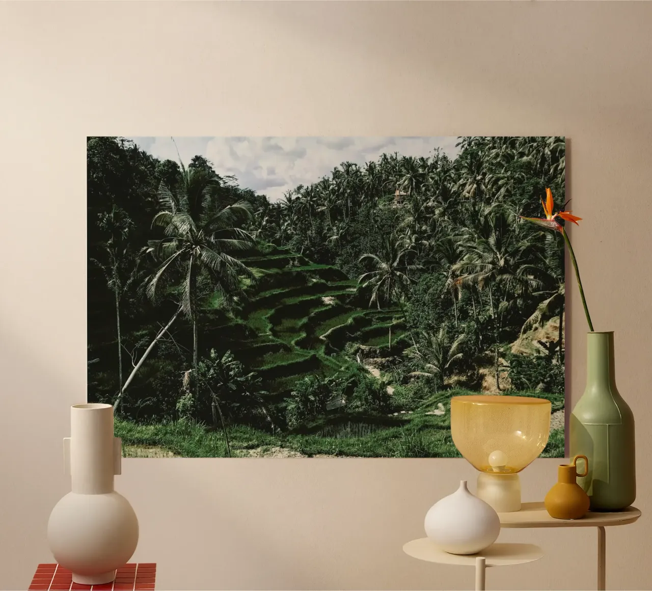 Bali acrylic glass by Ingrid Beddoes