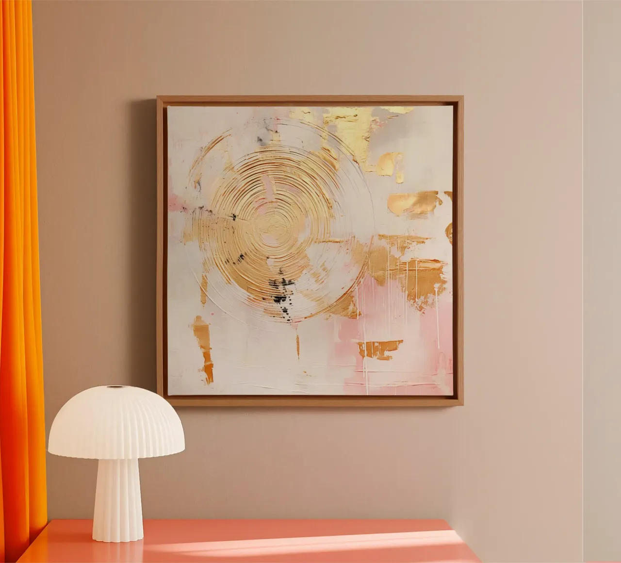ABSTRACT KUNST Focussen canvas van Melanie Viola