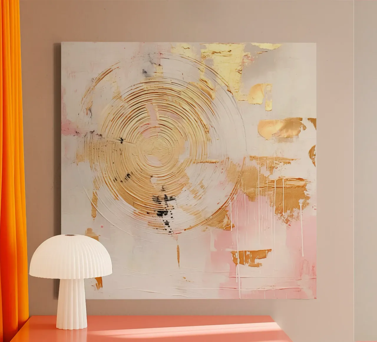 ABSTRACT KUNST Focussen canvas van Melanie Viola