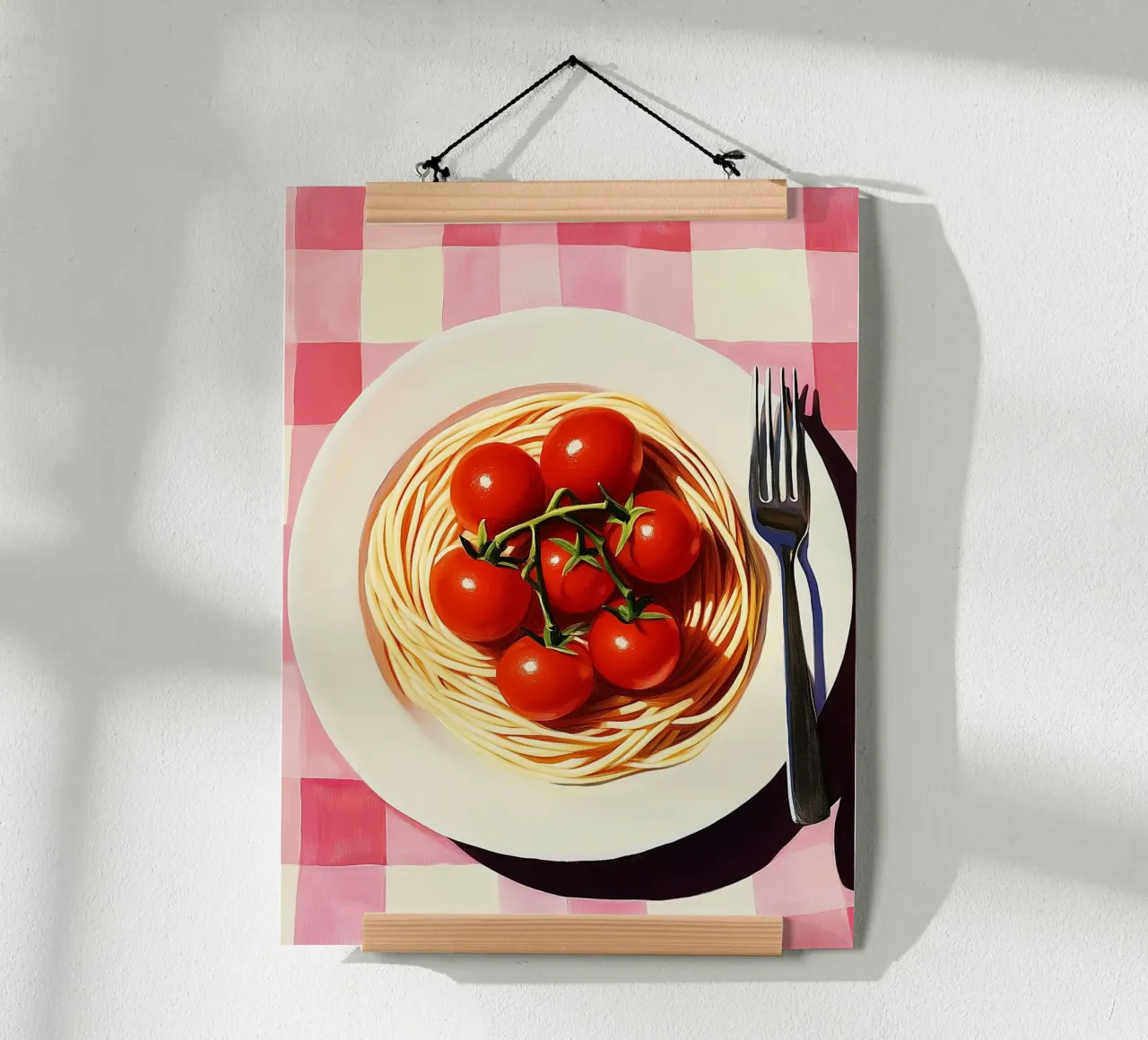 Spaghetti et tomates carta hahnemühle da Spice & Style