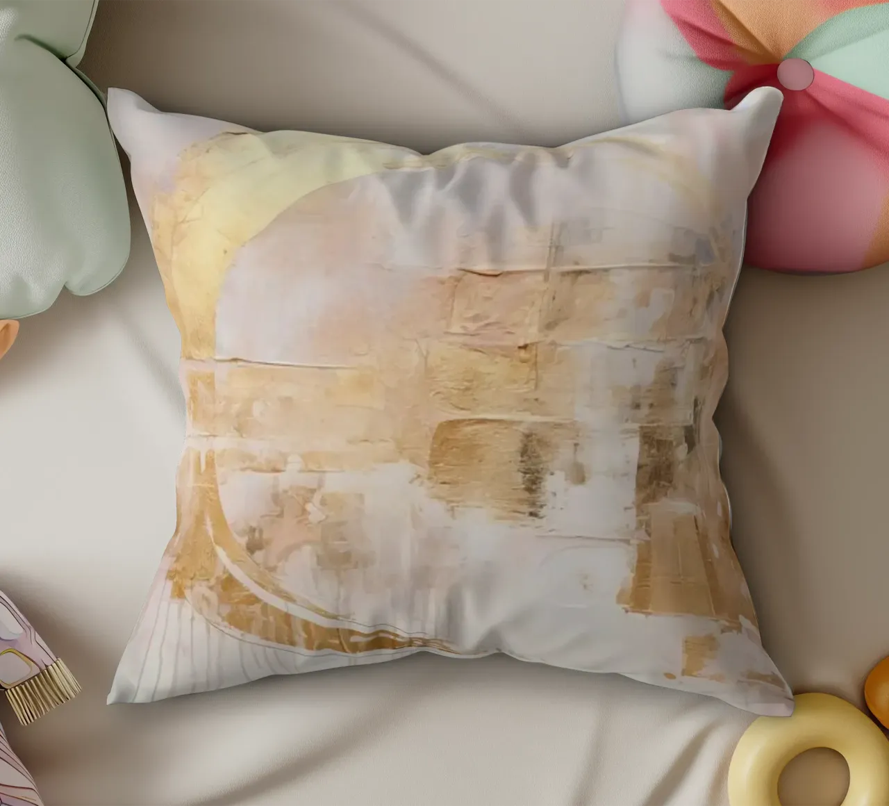 ABSTRACT ART Decisione di vita cuscino da Melanie Viola
