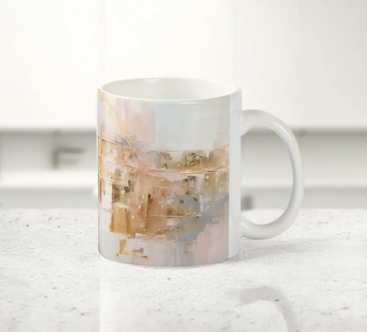 ABSTRACT ART Decisione di vita tazza in ceramica da Melanie Viola