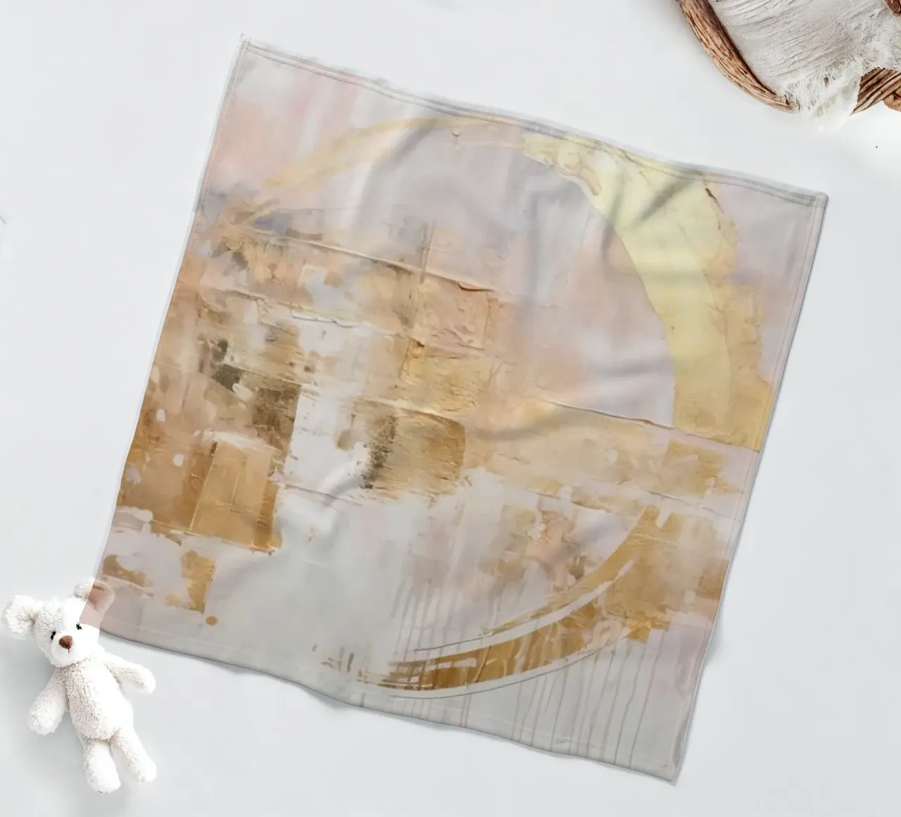 ABSTRACT ART Decisione di vita coperta in pile da Melanie Viola