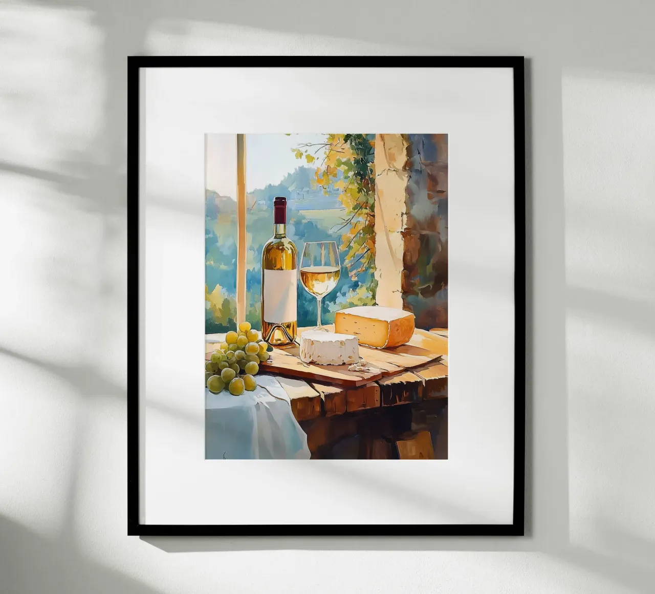 Vino e formaggio poster da Spice & Style