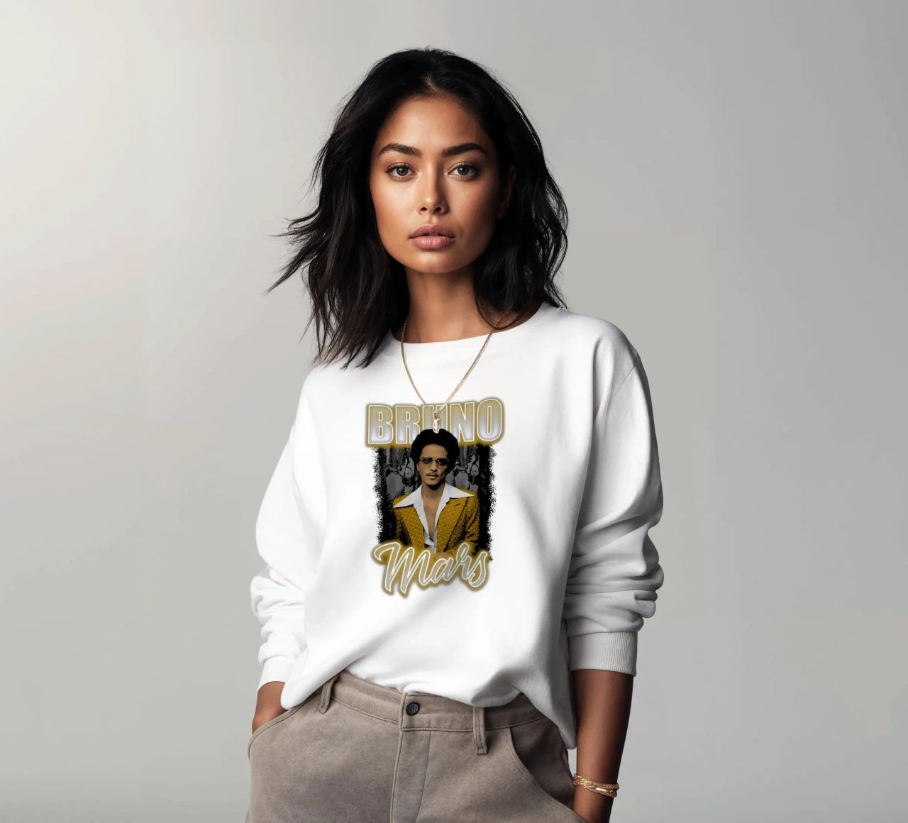 Bruno Mars Estilo Vintage sudadera de Rigour Std