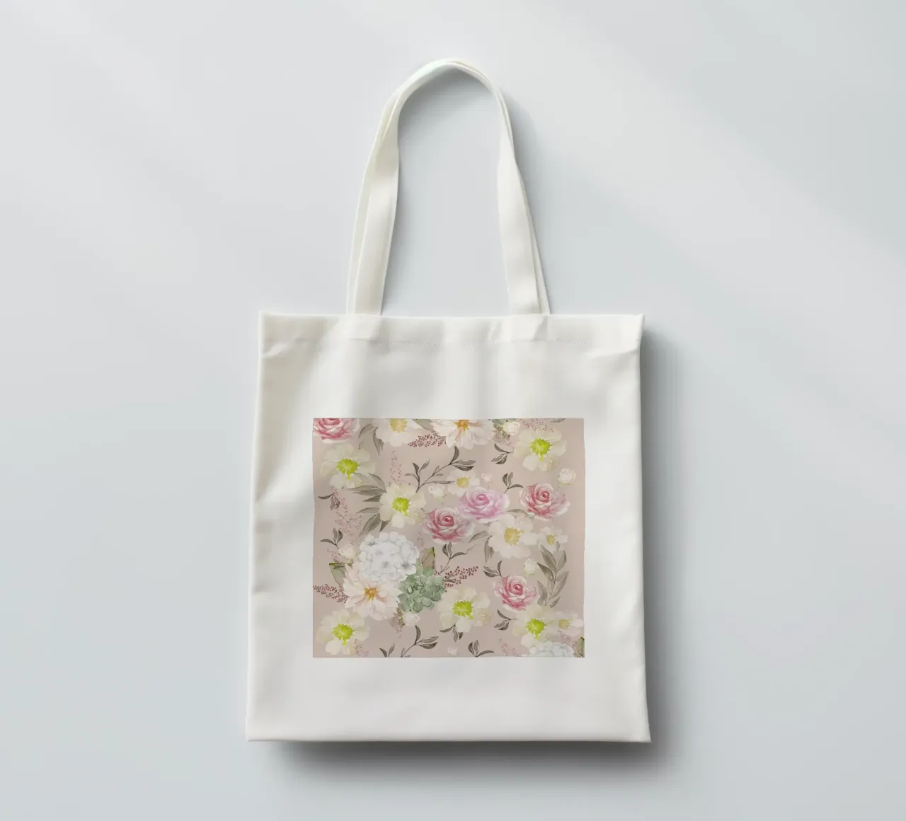 Blumen in üppiger Pracht. Frühlingshaft und traumhaft schön. Jutebeutel von CalliLetters