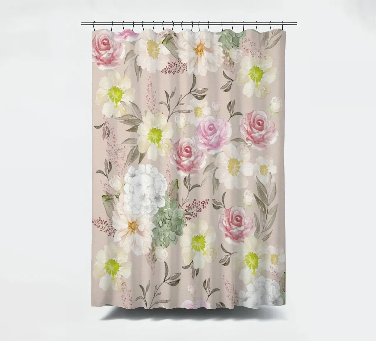 Flowers in lush splendour. Spring-like and fantastically beautiful. shower curtain by CalliLetters