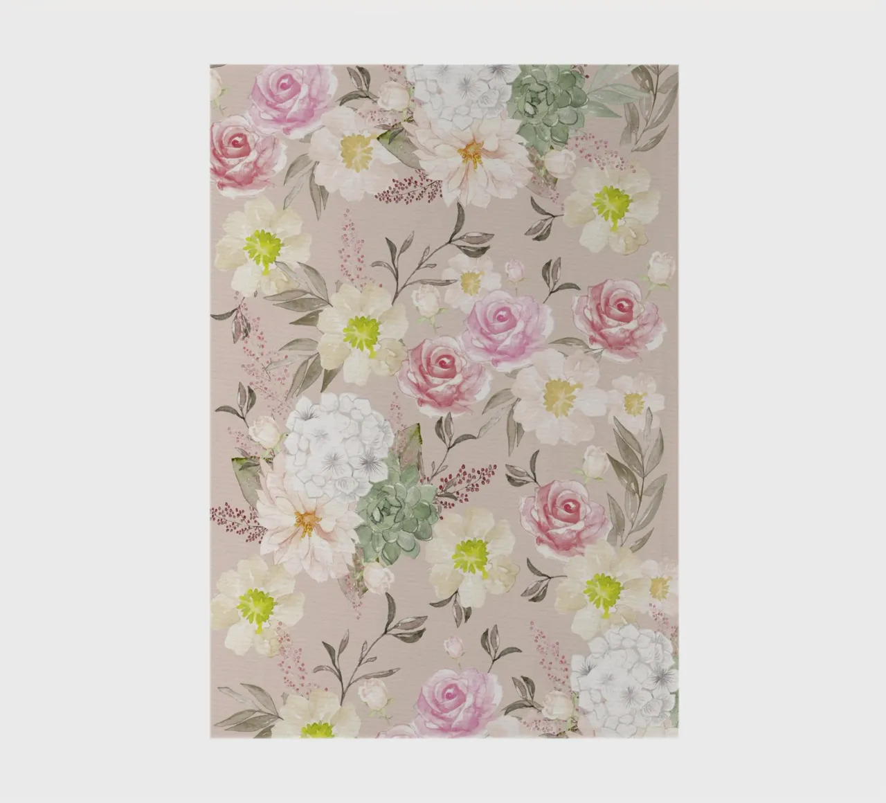 Flowers in lush splendour. Spring-like and fantastically beautiful. notebook by CalliLetters
