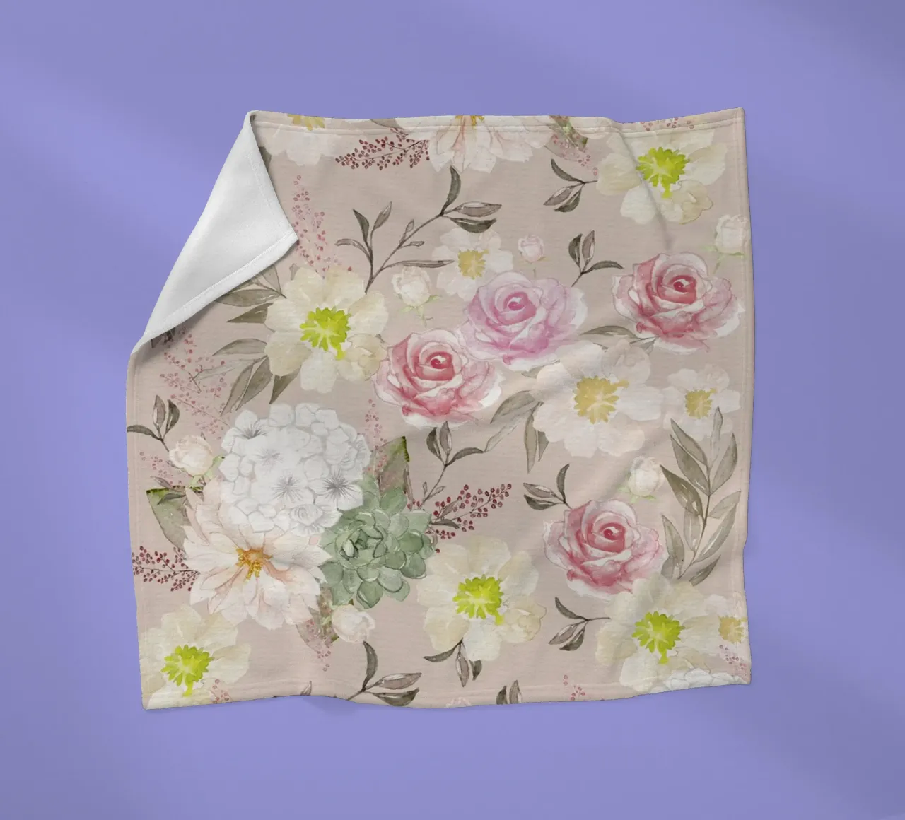 Fiori in uno splendore lussureggiante. Primaverili e fantasticamente belli. coperta in pile da CalliLetters