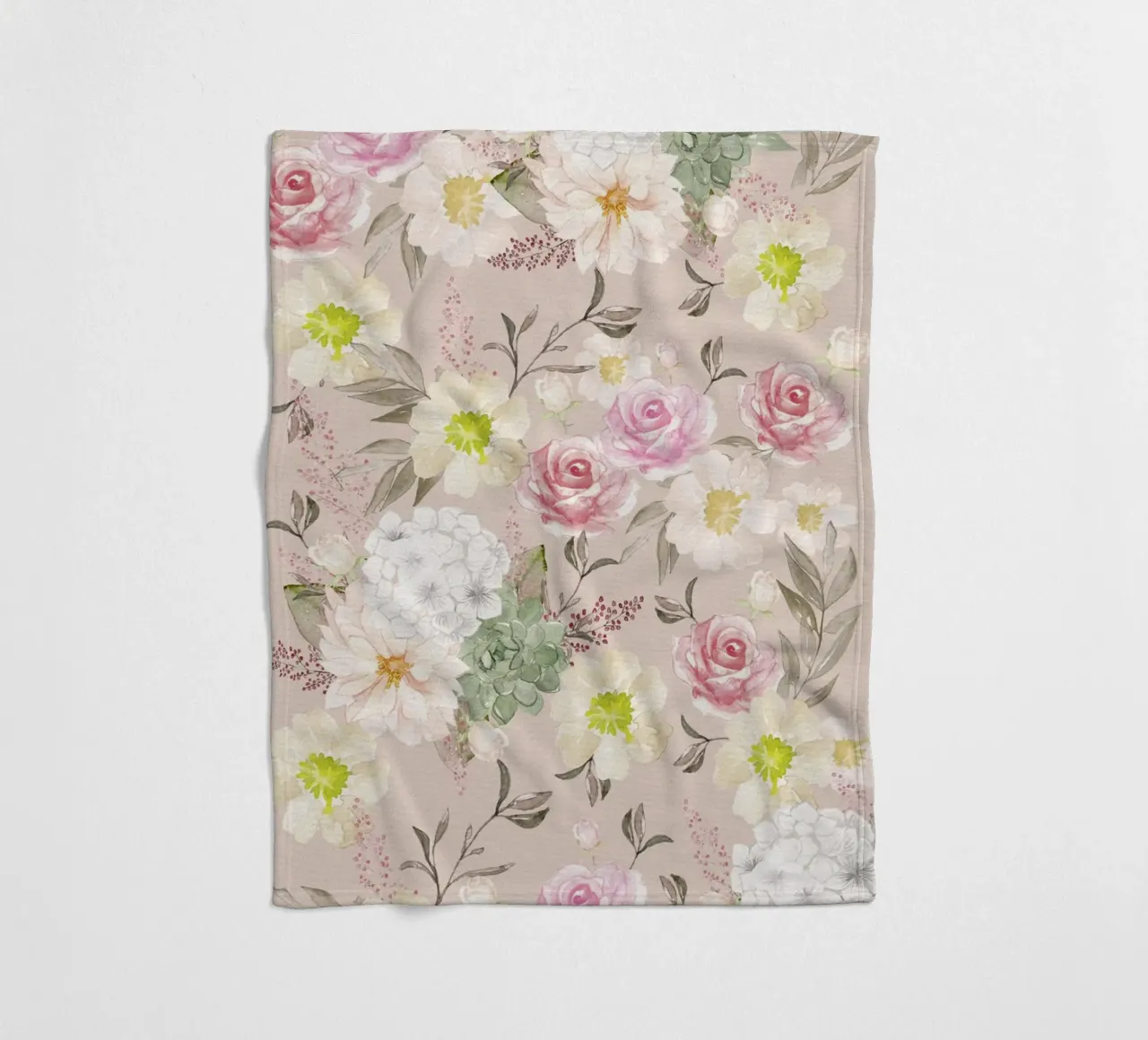 Fiori in uno splendore lussureggiante. Primaverili e fantasticamente belli. coperta in pile da CalliLetters