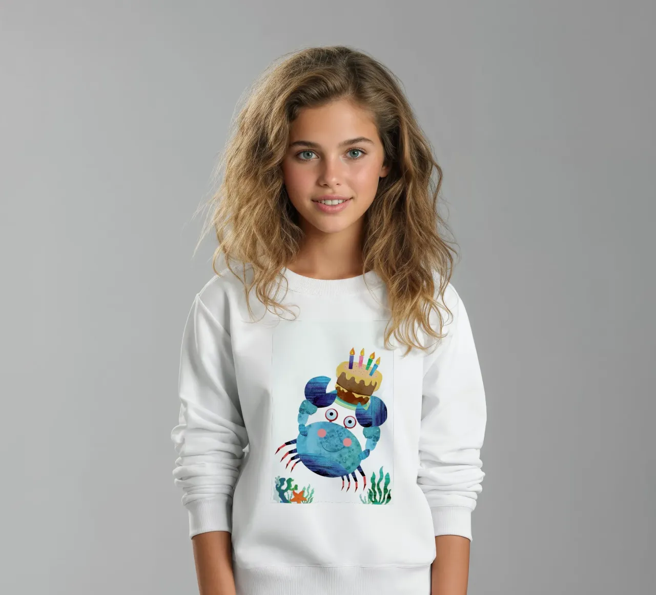 Crab felpa bambino da Rocket68