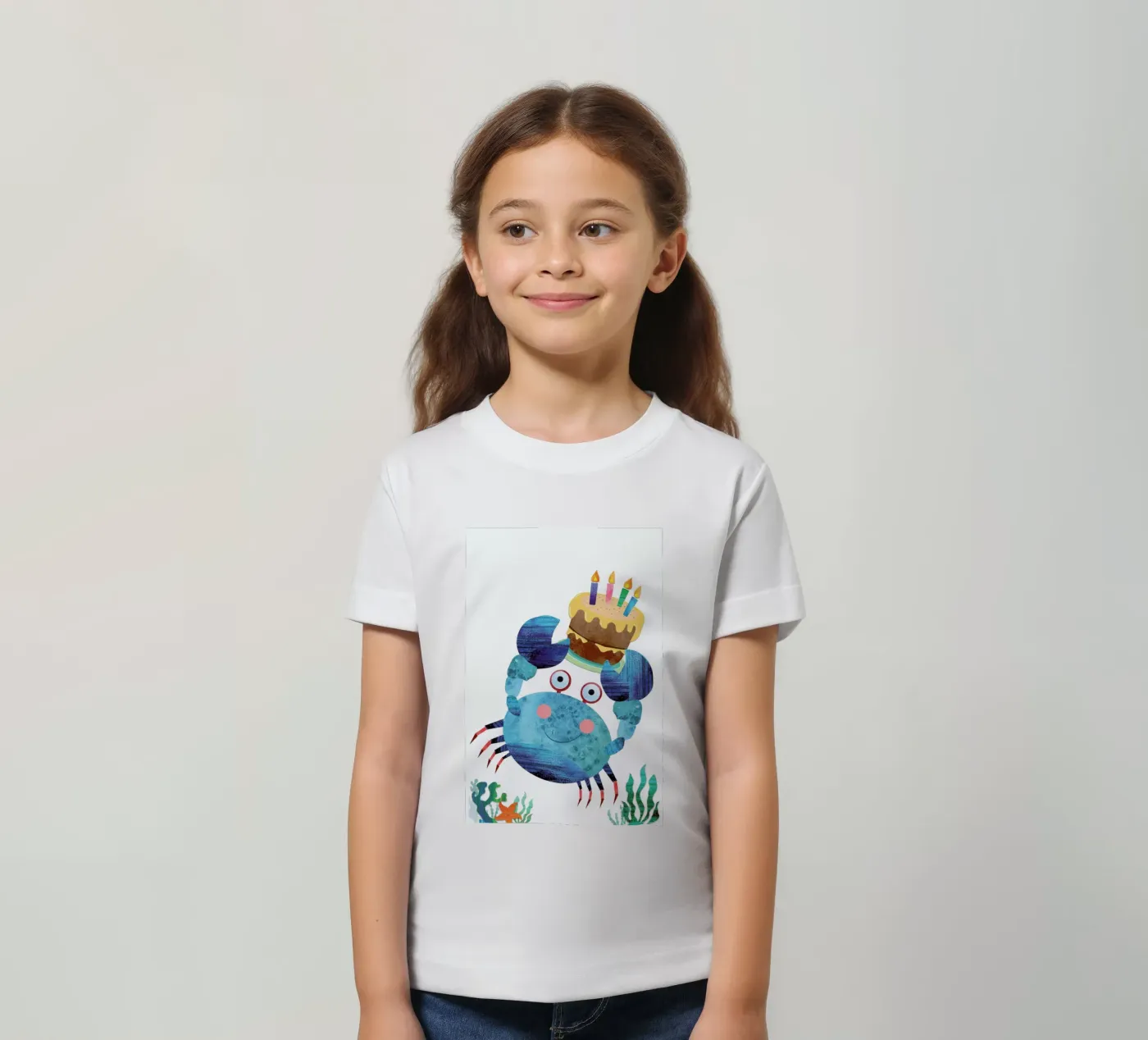Crab t-shirt bambini da Rocket68