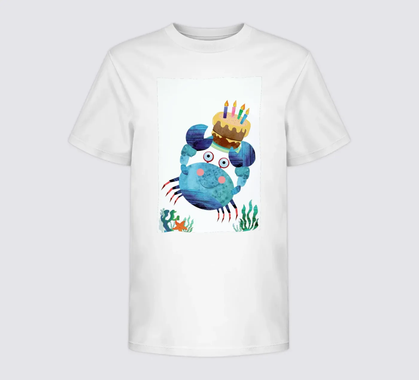 Crab t-shirt bambini da Rocket68