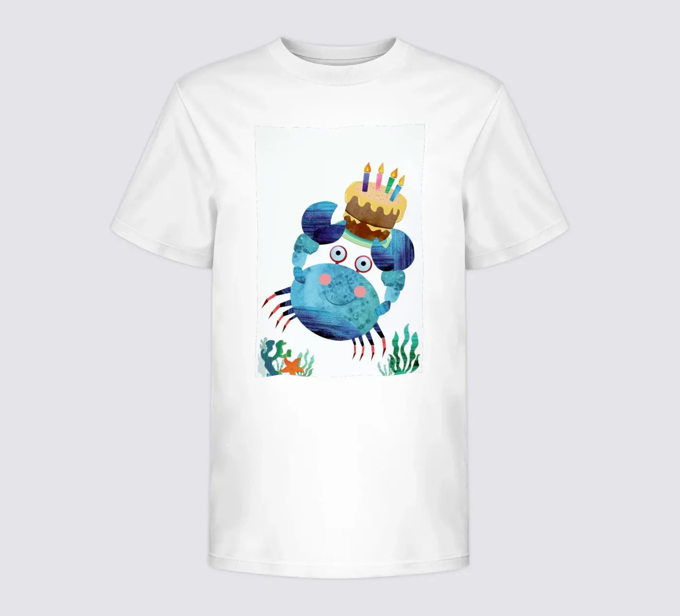 Crab t-shirt bambini da Rocket68