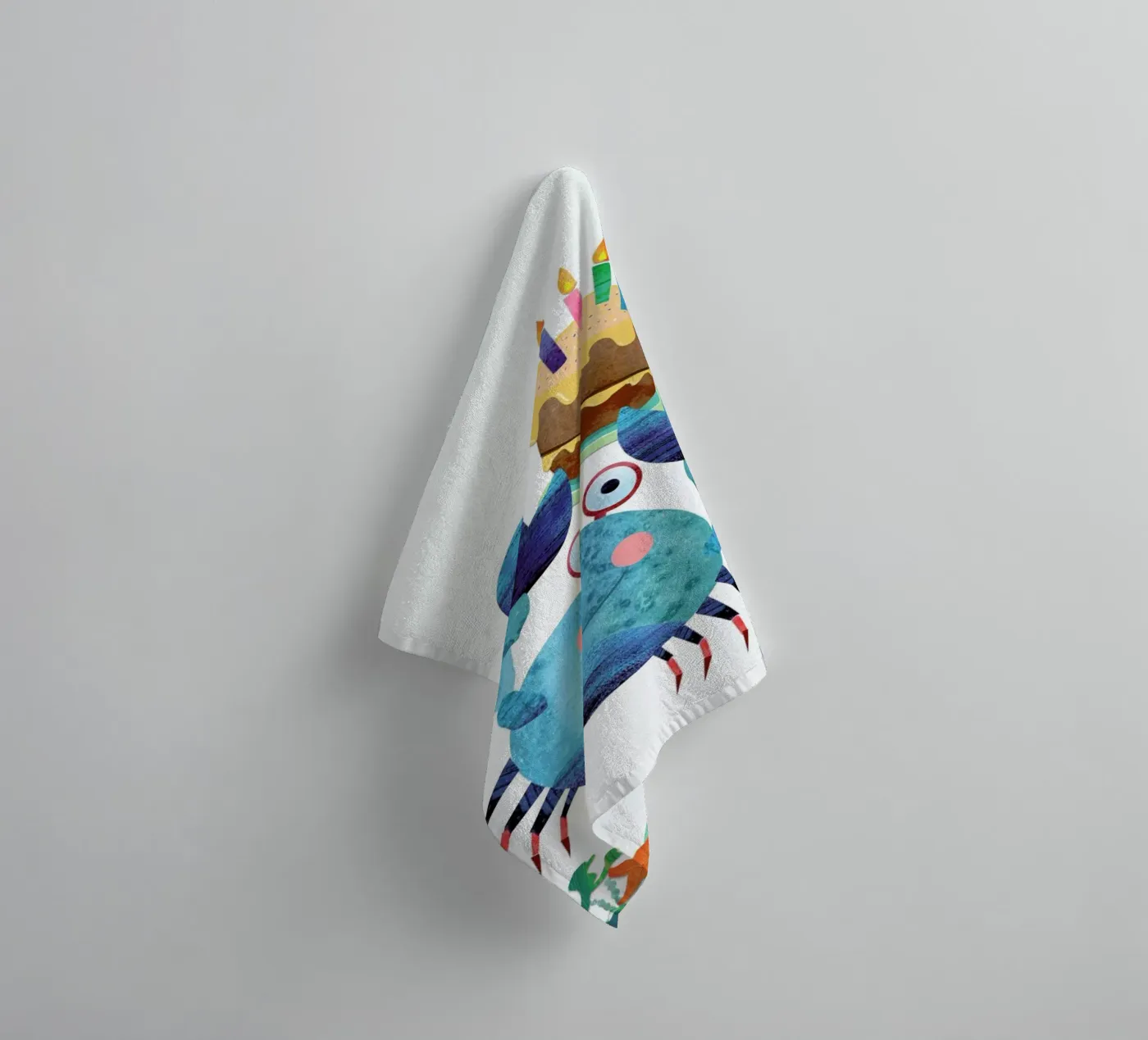 Crab asciugamano da bagno da Rocket68