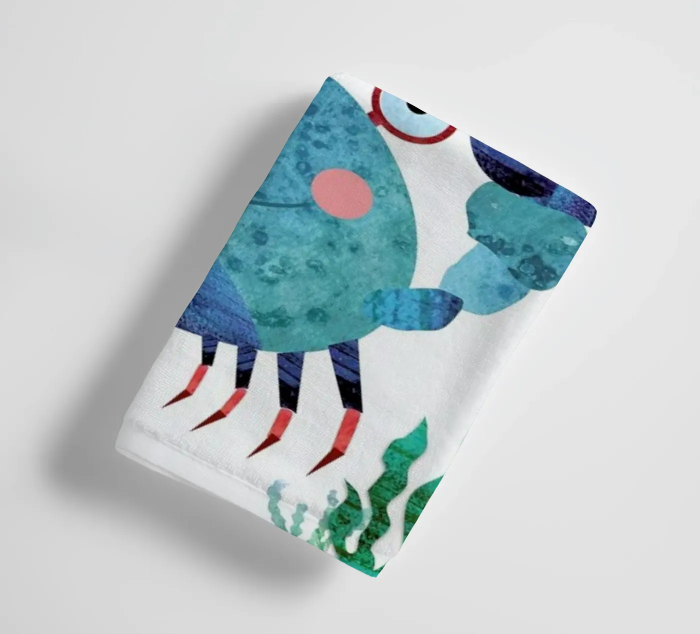 Crab badhanddoek van Rocket68