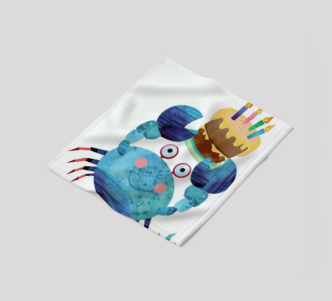 Crab Fleecedecke von Rocket68