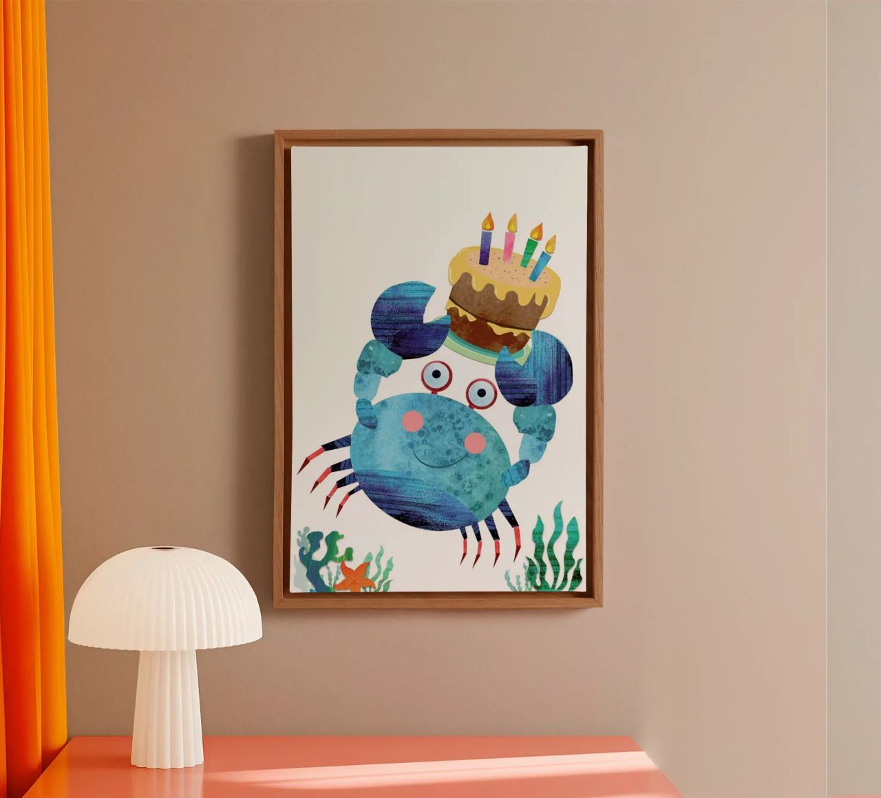 Crab Leinwand von Rocket68