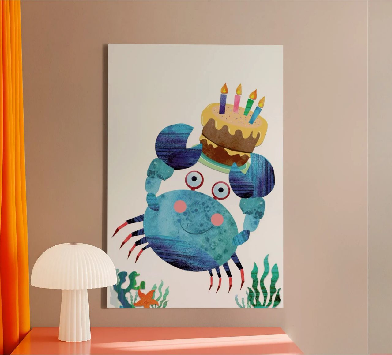 Crab Leinwand von Rocket68