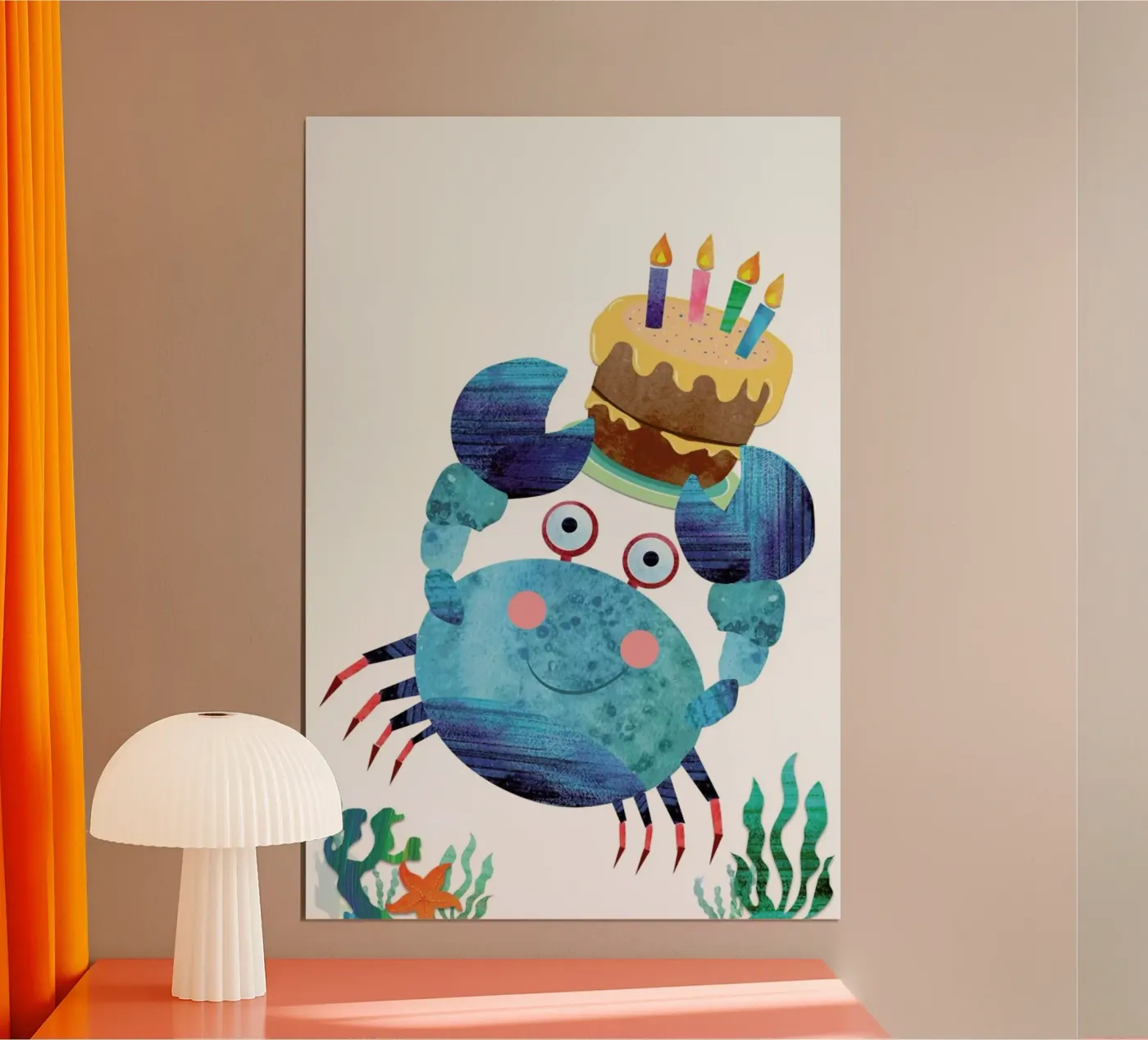 Crab Poster von Rocket68