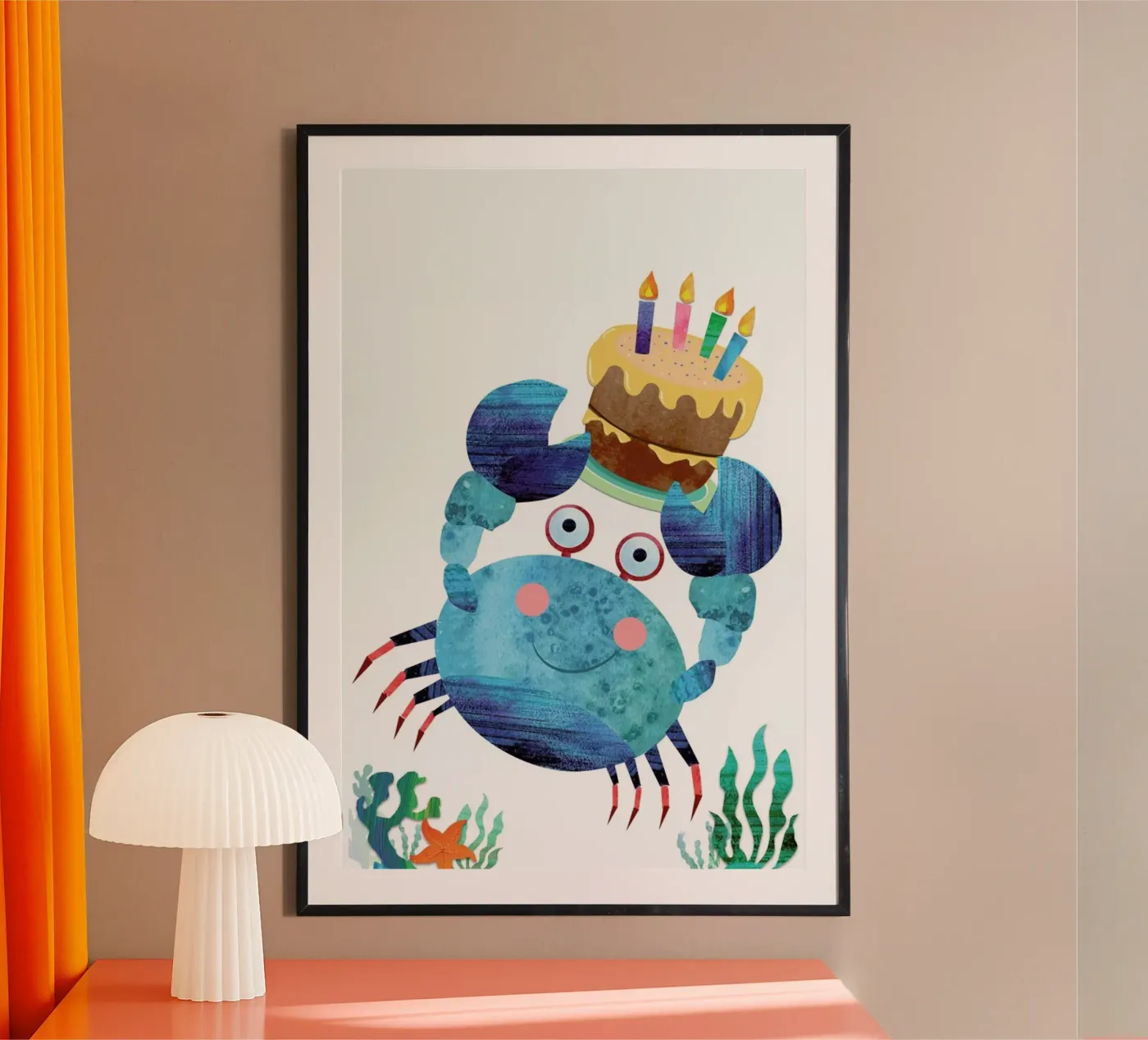 Crab Poster von Rocket68