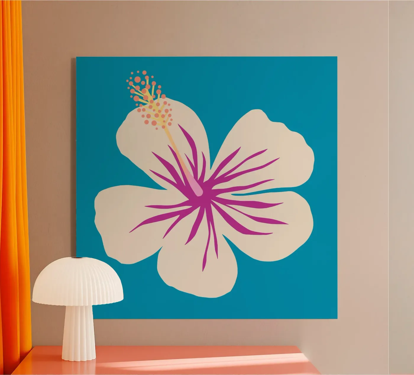 Hibiscus plexiglas de All Colours