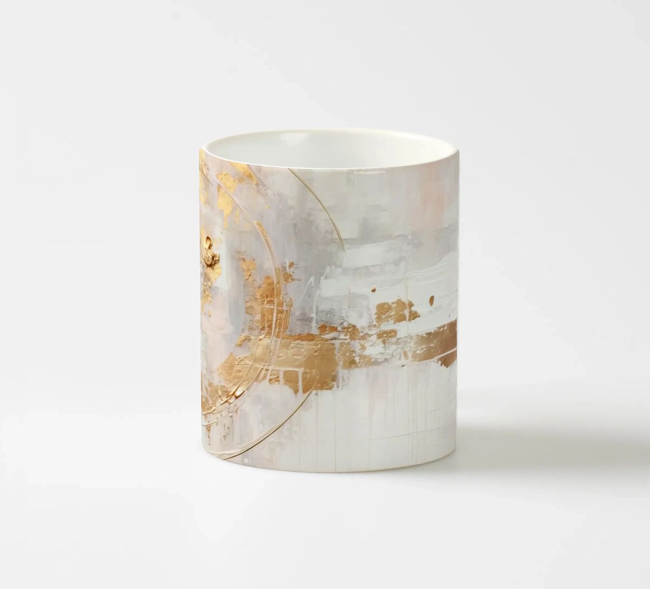 ABSTRACT ART All'inizio tazza in ceramica da Melanie Viola