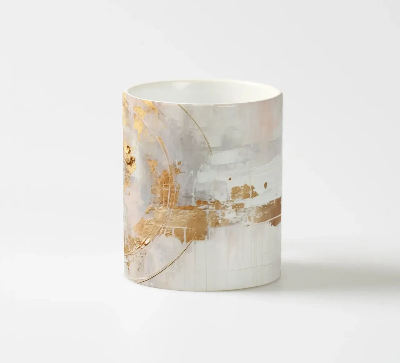 ABSTRACT ART All'inizio tazza in ceramica da Melanie Viola