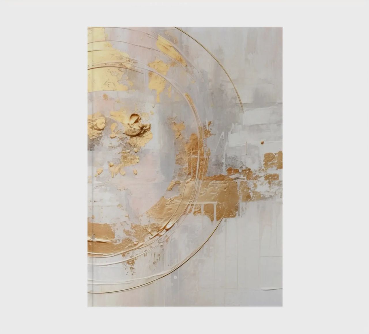 ABSTRACT ART In the beginning notebook by Melanie Viola