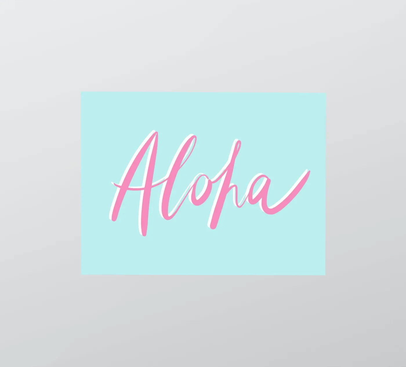 Aloha sticker by All Colours