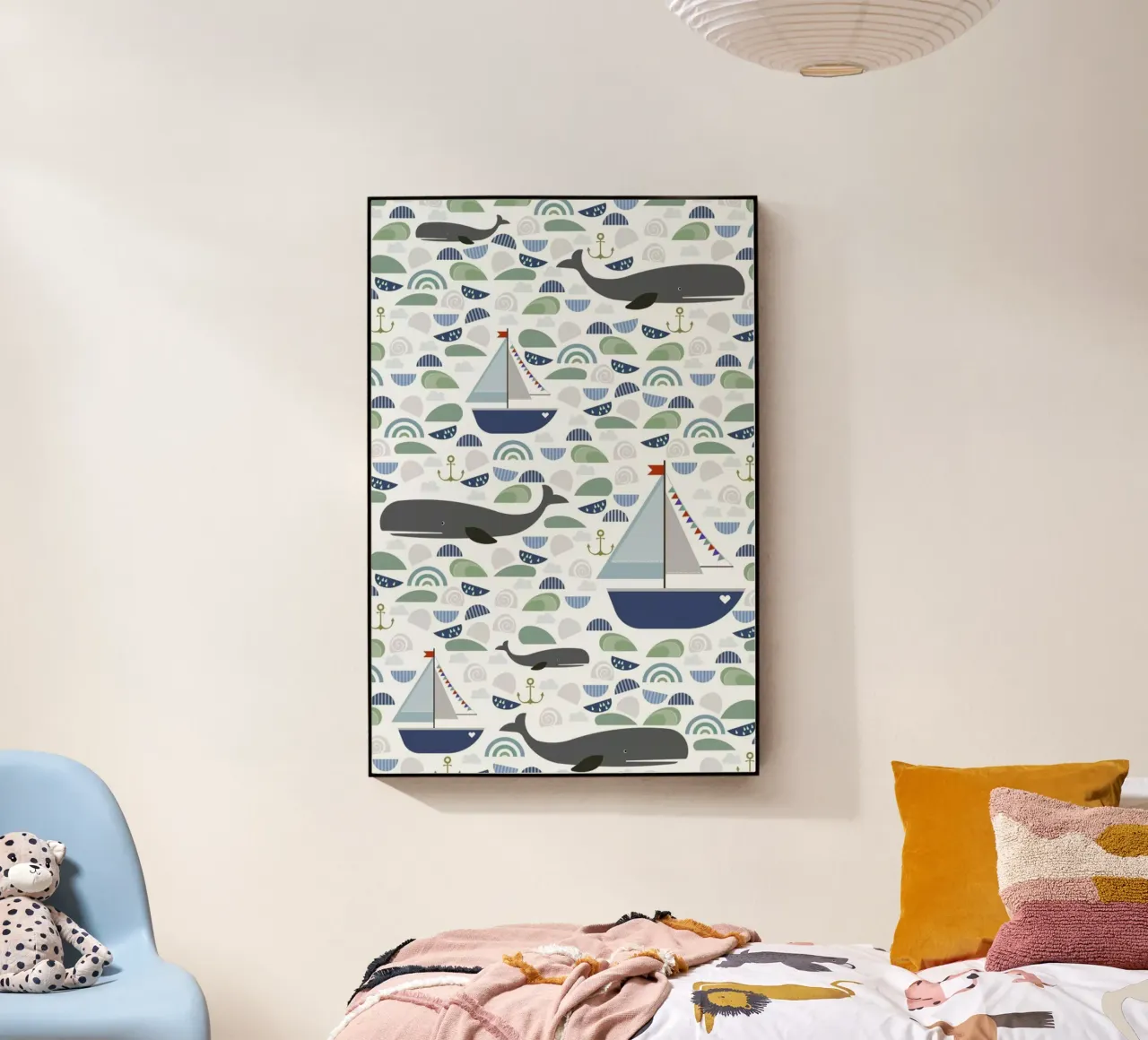 Whale plexiglass da Sabrina Ziegenhorn