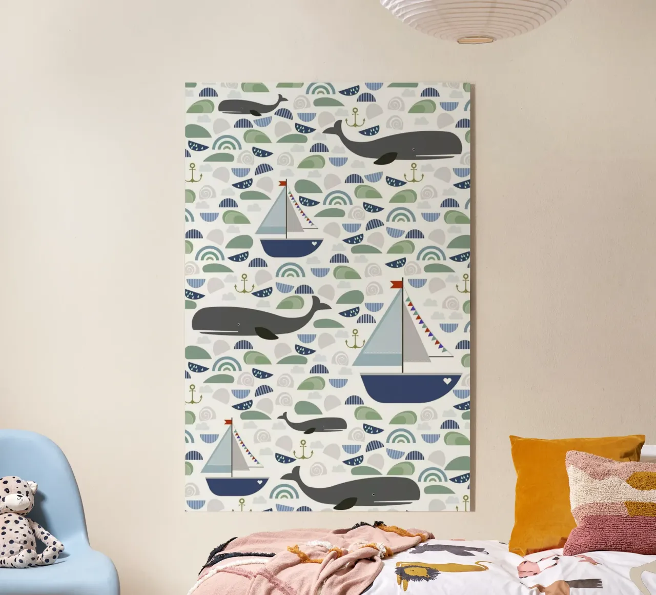 Whale plexiglass da Sabrina Ziegenhorn